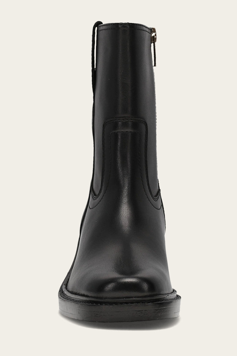 Kate Short Inside Zip - Black - Front