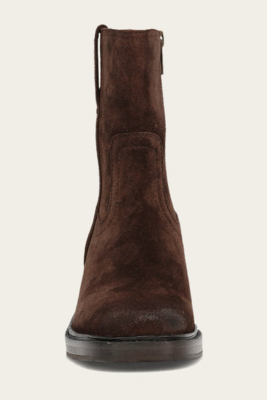 Kate Short Inside Zip - Chocolate - Front