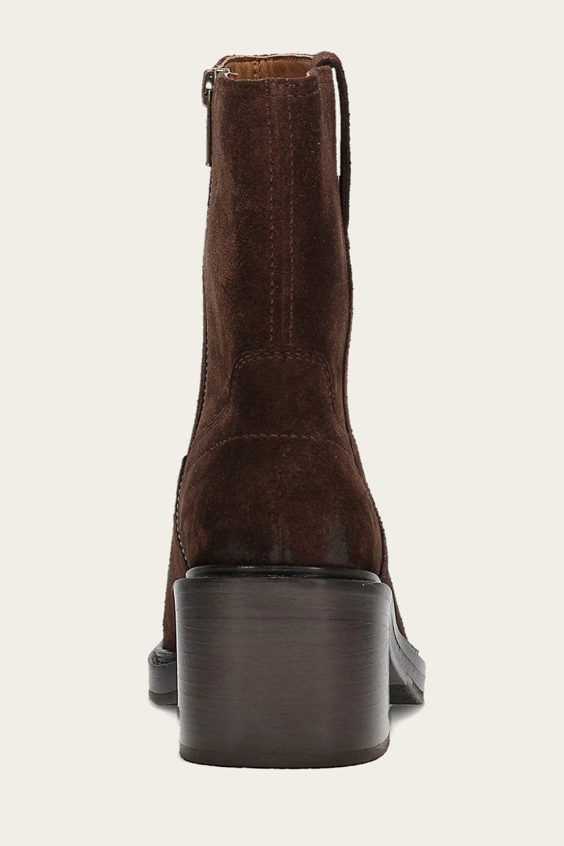 Kate Short Inside Zip - Chocolate - Back