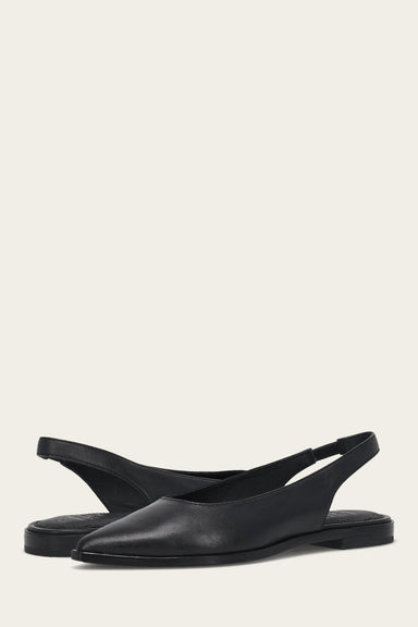 Kenzie Slingback Flat - Black - Pair