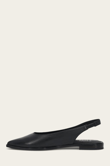 Kenzie Slingback Flat - Black - Inside