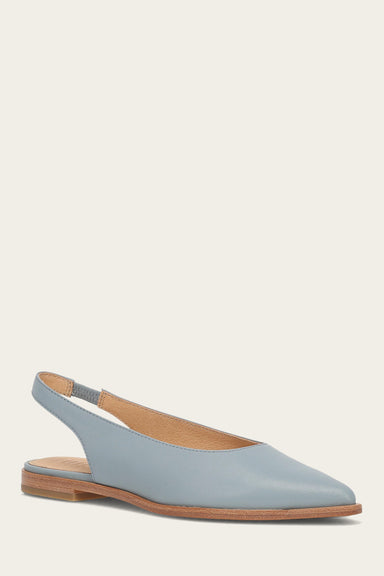 Kenzie Slingback Flat - Steel Blue - Hero