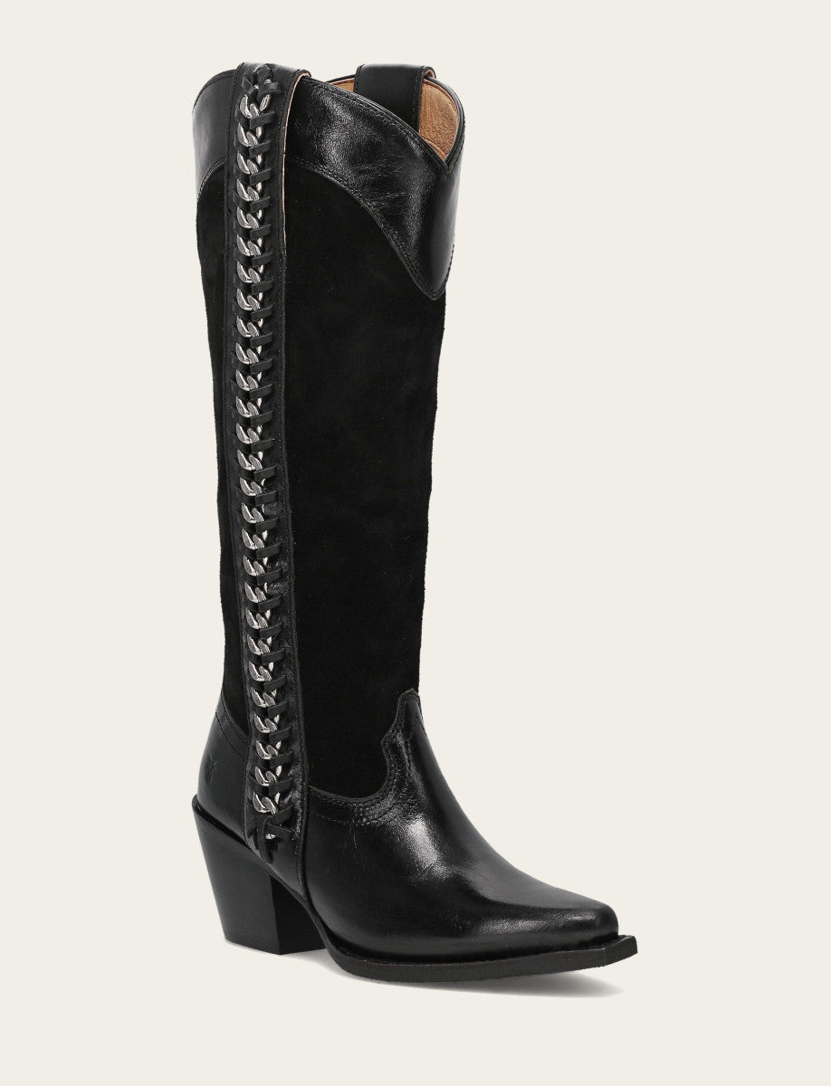 Laila Tall Chain - Black - Hero