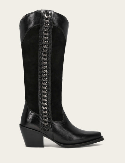 Laila Tall Chain - Black - Outside