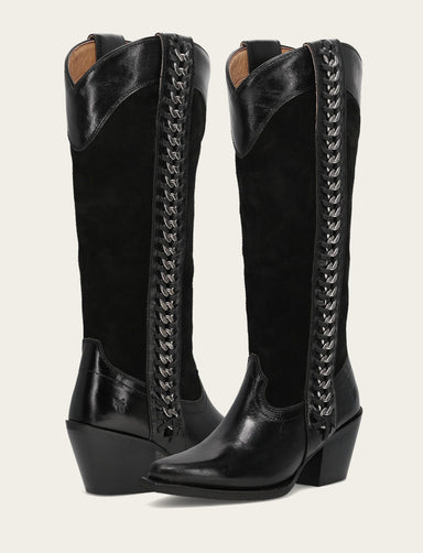 Laila Tall Chain - Black - Pair