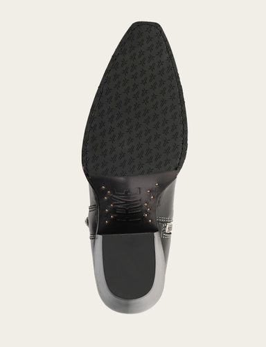 Laila Tall Rhinestone - Black/Ivory - Sole