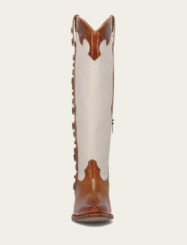 Laila Tall Rhinestone - Amber Ivory - Front