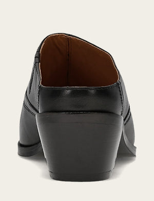 Luna Mule - Black - Back