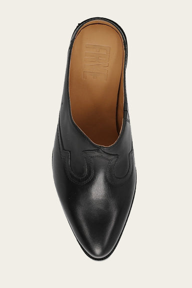 Luna Mule - Black - Top Down