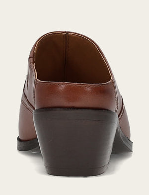 FRYE Luna Mule in Brown FRYE Luna Mule in Brown
