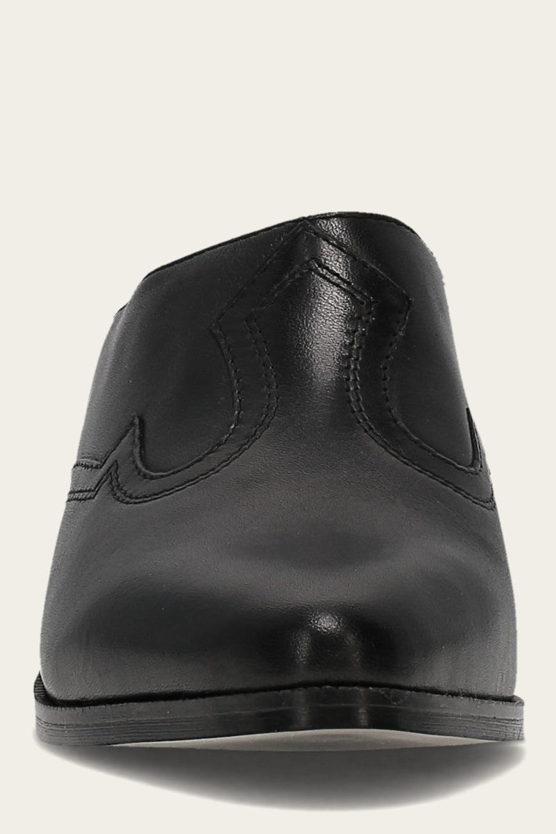 Luna Mule - Black - Front