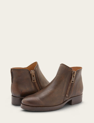 Madison Moto Shootie - Dark Brown - Pair