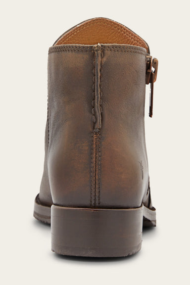 Madison Moto Shootie - Dark Brown - Back