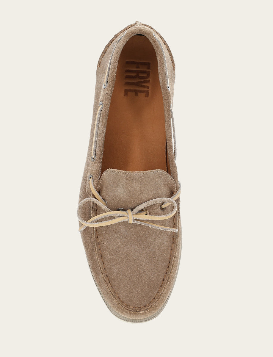 Mason One Eye Tie - Mushroom - Top Down