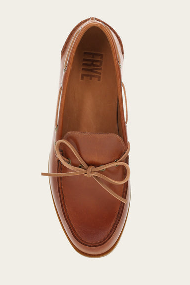 Mason One Eye Tie - Saddle - Top Down
