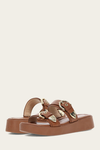 Maya Buckle Sandal - Dark Latte - Pair