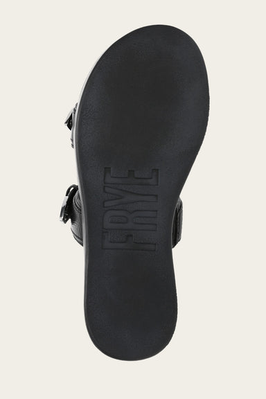 Maya Buckle Sandal - Black - Sole