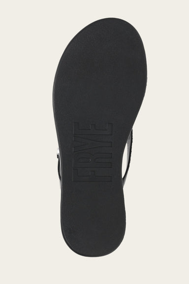 Maya Buckle Thong Sandal - Black - Sole
