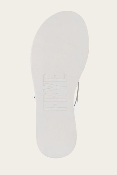 Maya Buckle Thong Sandal - Silver - Sole