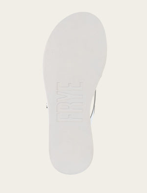 Maya Buckle Thong Sandal - Silver - Sole