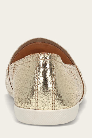 Melanie Slip On - Gold Mirror - Back