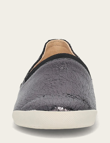 Melanie Slip On - Pewter Mirror - Front