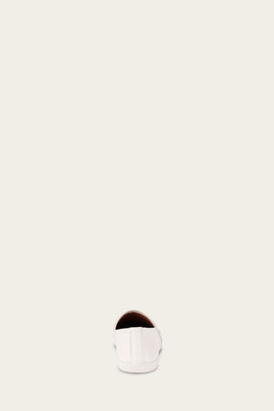 Melanie Slip On - White - Back