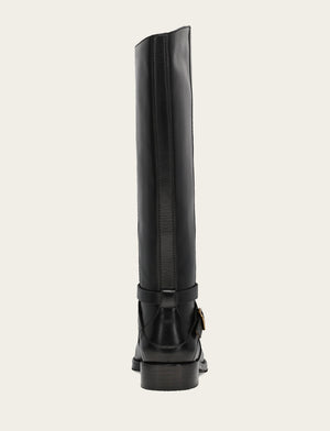 Melissa Belted Riding Wc - Black - Back