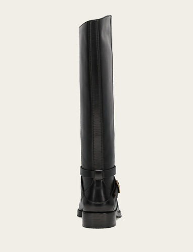 Melissa Belted Riding Wc - Black - Back