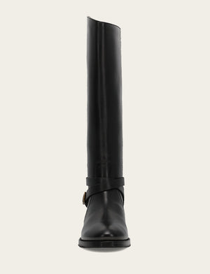 Melissa Belted Riding Wc - Black - Front