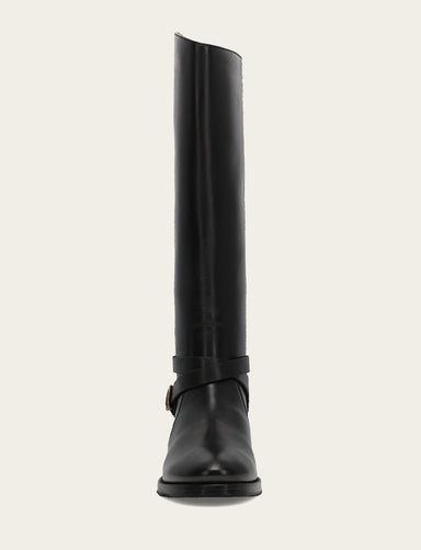 Melissa Belted Riding Wc - Black - Front