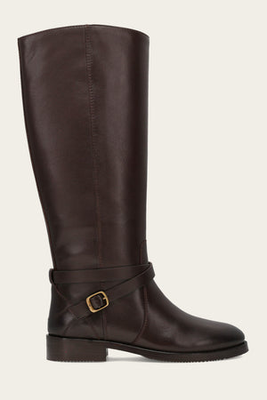 Melissa Belted Riding Wc - Dark Brown - Outside