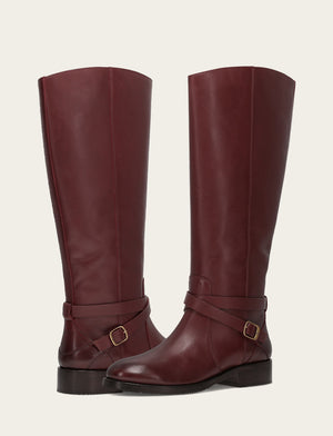 Melissa Belted Riding Wc - Merlot - Pair