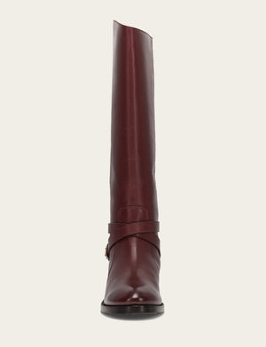Melissa Belted Riding Wc - Merlot - Front