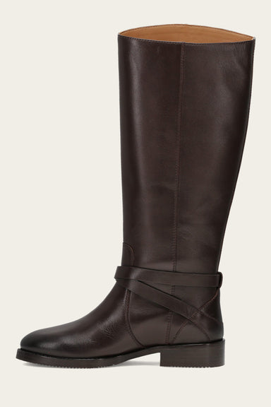 Melissa Belted Riding Wc - Dark Brown - Inside