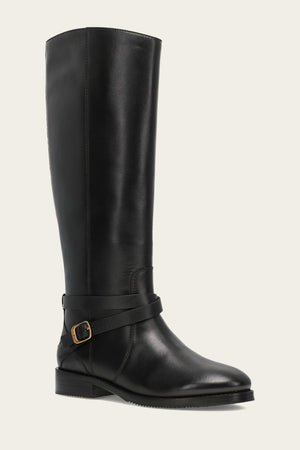 Melissa Belted Riding - Black - Hero