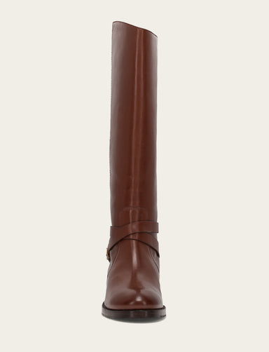 Melissa Belted Riding - Walnut - Front
