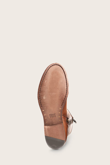Melissa Button Inside Zip - Cognac - Sole