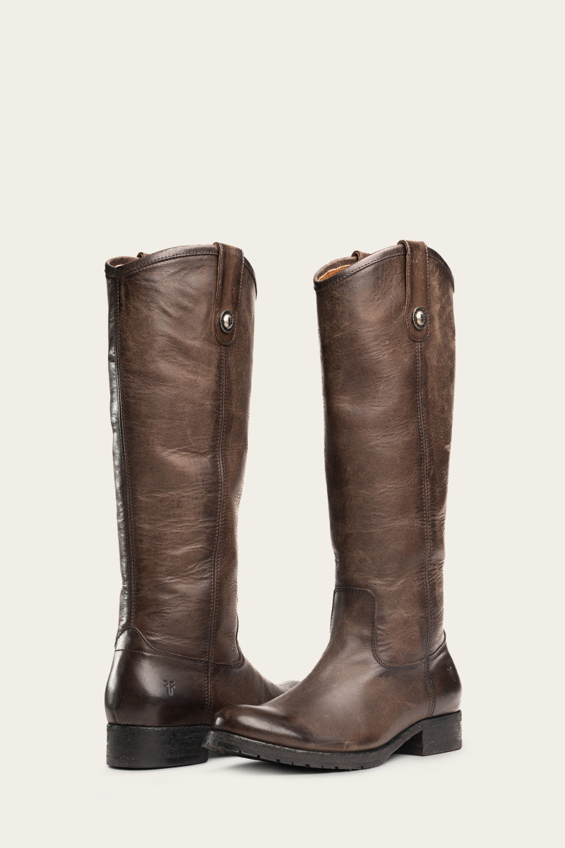 Melissa Button Lug Tall Boot The Frye Company