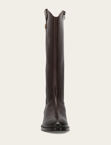 Melissa Button Tall Inside Zip Wc - Dark Brown - Front
