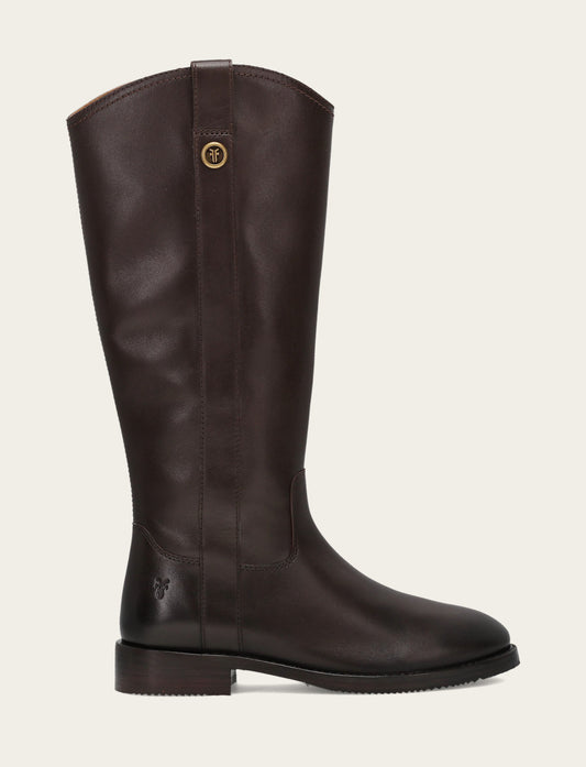 Melissa Button Tall Inside Zip Wc - Dark Brown - Outside