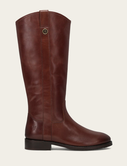 Melissa Button Tall Inside Zip Wc - Saddle - Outside