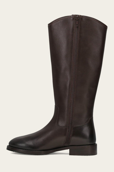 Melissa Button Tall Inside Zip - Dark Brown - Inside