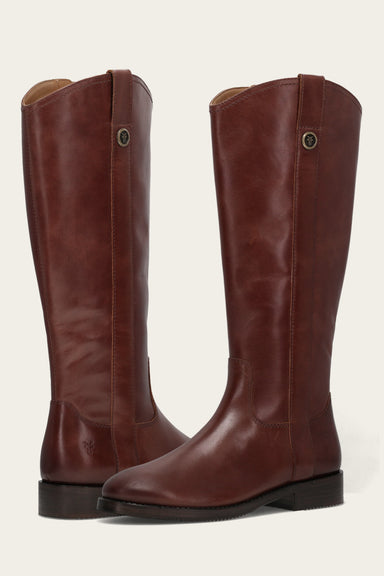 Melissa Button Tall Inside Zip - Saddle - Pair