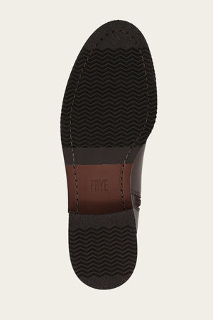 Melissa Button Tall Inside Zip - Dark Brown - Sole