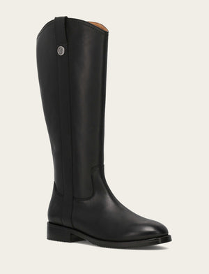 Women's Black Melissa Button Tall Inside Zip Boot The Frye Company