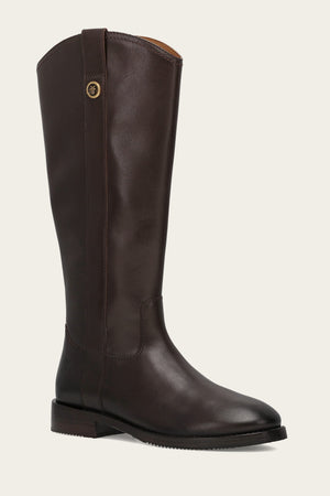 Melissa Button Tall Inside Zip - Dark Brown - Hero