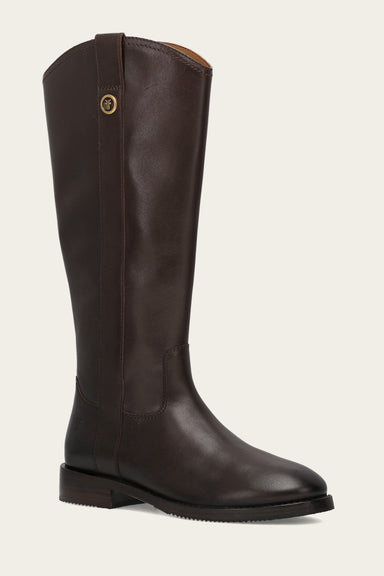 Melissa Button Tall Inside Zip - Dark Brown - Hero
