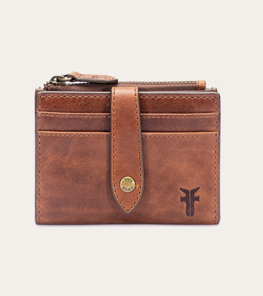 Melissa Cognac Coin Purse | The Frye Company Melissa Cognac Coin Purse | The Frye Company