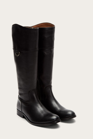 Melissa D Ring Tall - Black - Pair